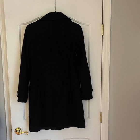 Michael Kors Black Trench Coat - Picture 12 of 14